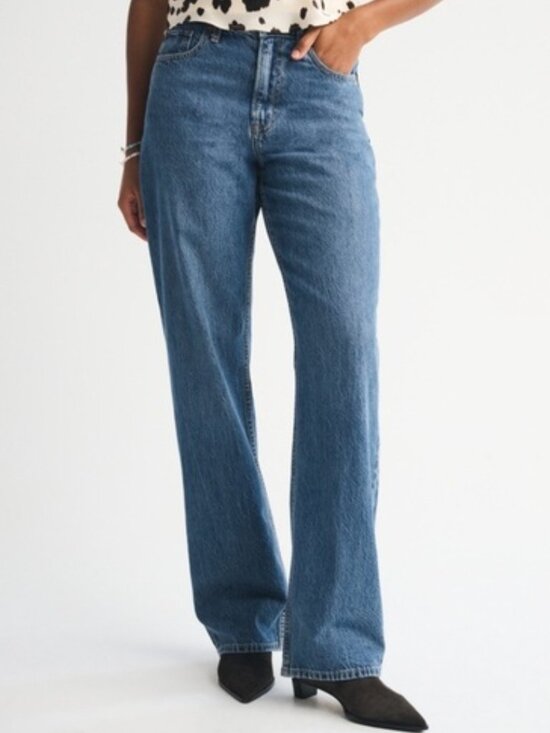 Abercrombie & Fitch Denim - Abercrombie & Fitch Curve Love The Loose High Rise In 33/16R